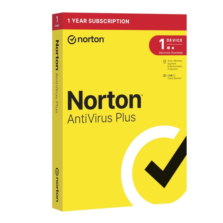 Norton Antivirus Plus (1 Device/Up to 2GB) Orange