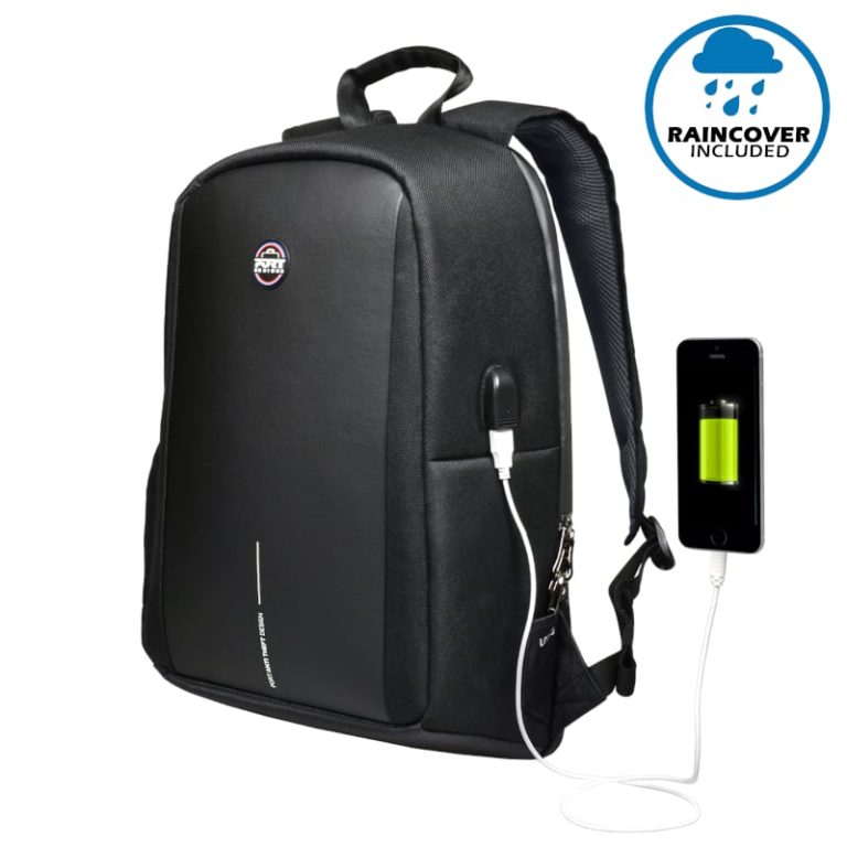 Port Designs Chicago EVO Anti-Theft 13-15.6" Backpack - Black Black