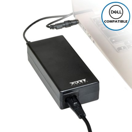 Port Connect 65W Notebooks Adapter Dell Black