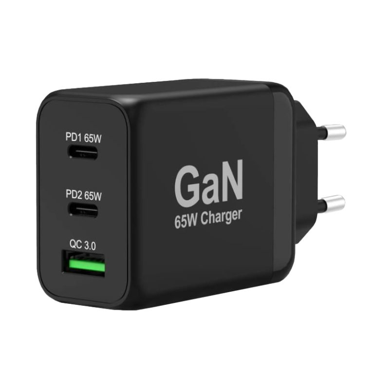 Port Connect 65W Type-C GaN Universal Charger Black