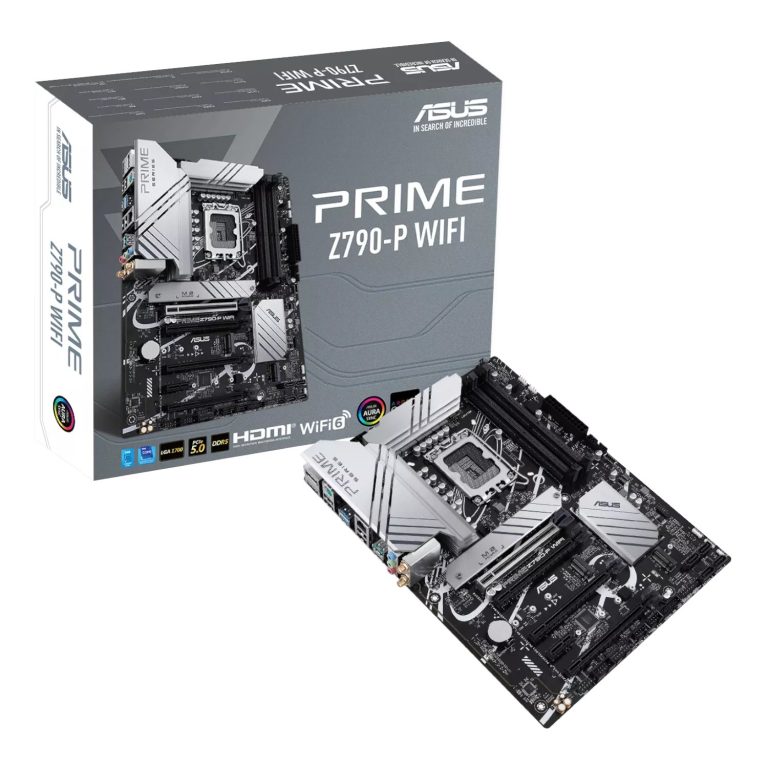Asus PRIME Z790-P WIFI ATX Gaming Motherboard Black/Grey