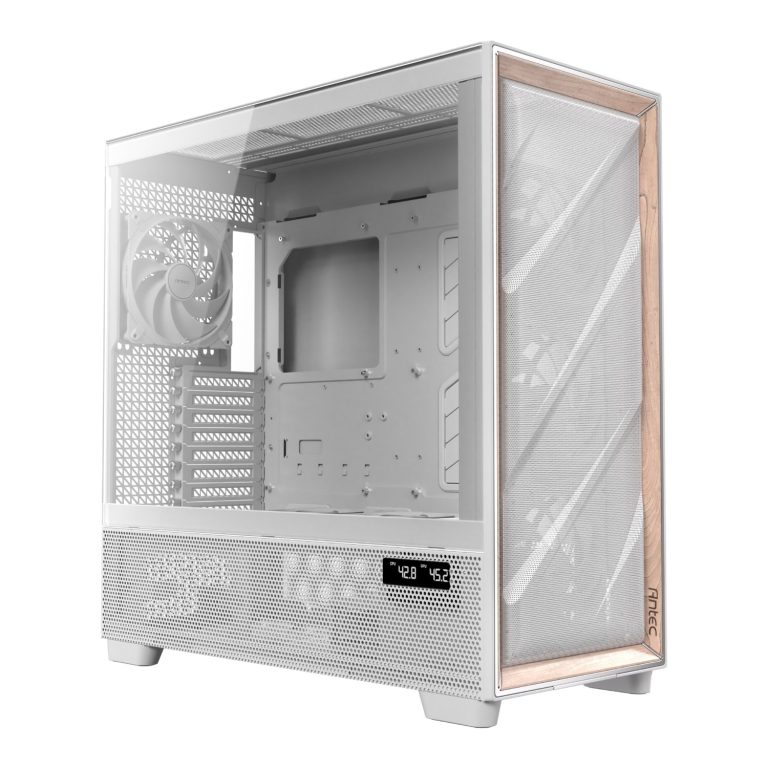 Antec FLUX PRO E-ATX Full Tower Gaming Chassis – White White