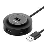 UGREEN 4-IN 1 USB 2.0 Hub (20777) - Black Black