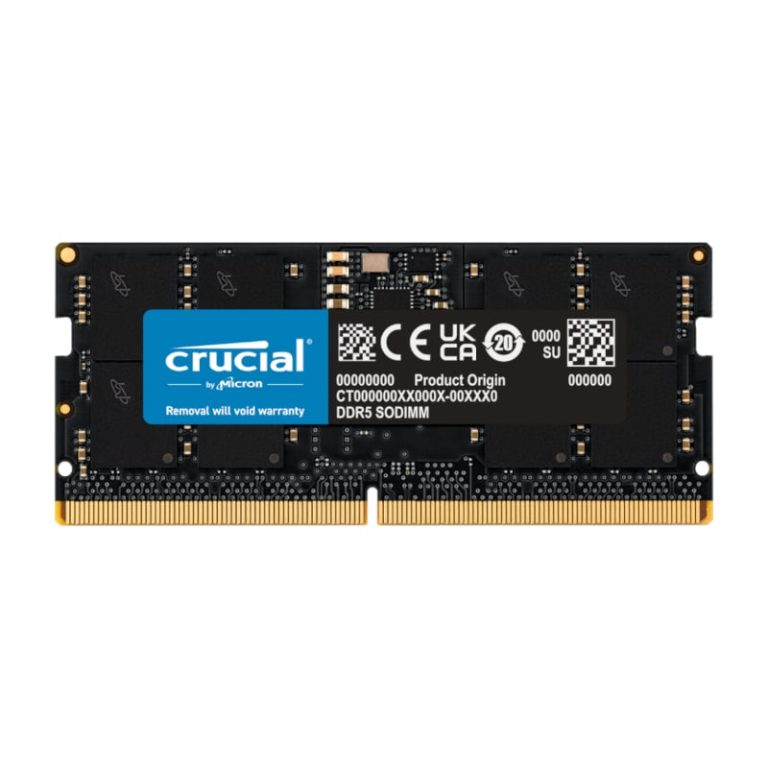 Crucial 48GB 5600MHz DDR5 SODIMM Notebook Memory -
