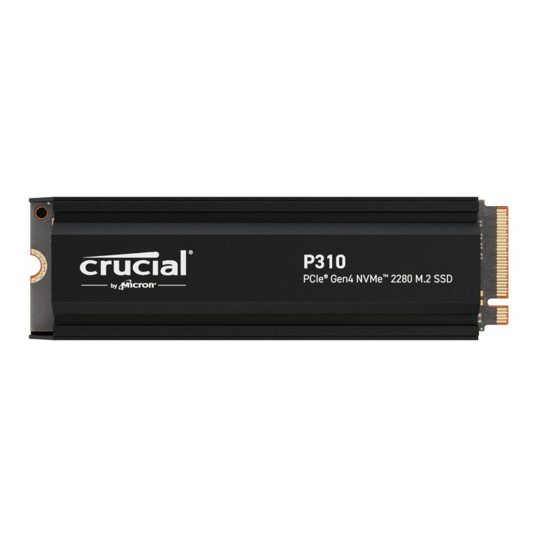 Crucial P310 2TB M.2 NVMe SSD with Heatsink Black