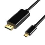 Gizzu 4K Type-C to DisplayPort Cable 1.8m Poly Black