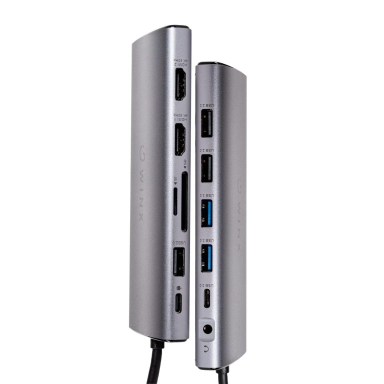 WINX CONNECT Ultra 14-in-1 Type-C Hub Sandblasted anodized gray