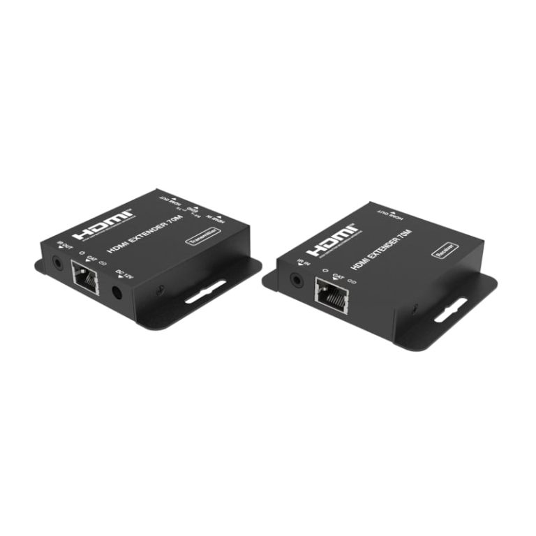 HDCVT HDMI1.4 70m Extender with IR Black