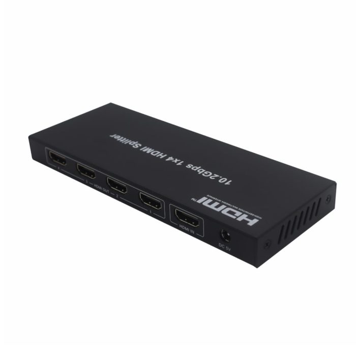 HDCVT 1x4 HDMI 1.4 Splitter 4K with EDID Management Black