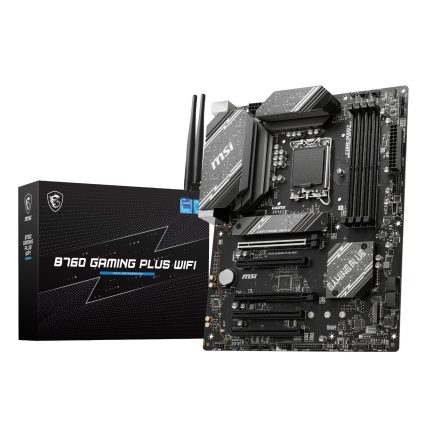 MSI B760 GAMING PLUS WIFI DDR5 LGA1700 ATX Motherboard Black
