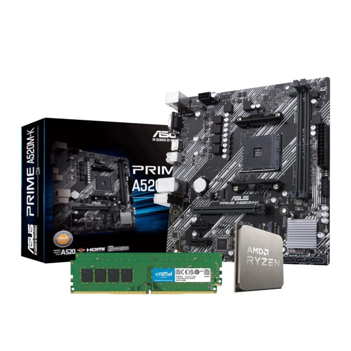 PCBuilder AMD Ryzen 5 3600 LEVEL UP Core Upgrade Kit Black