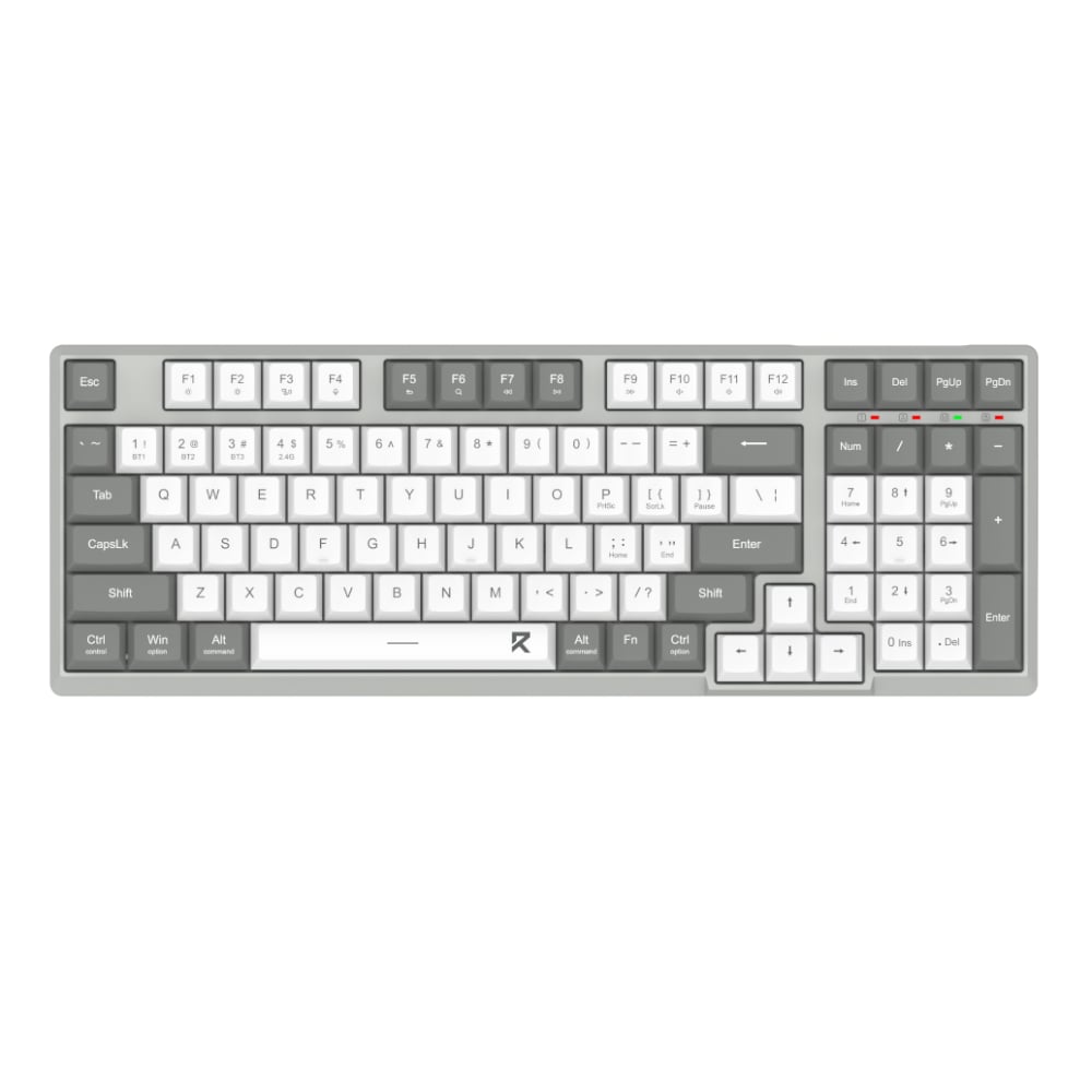 REDRAGON KB SCISSOR KEY 2.4G BT WRS BKWT Grey