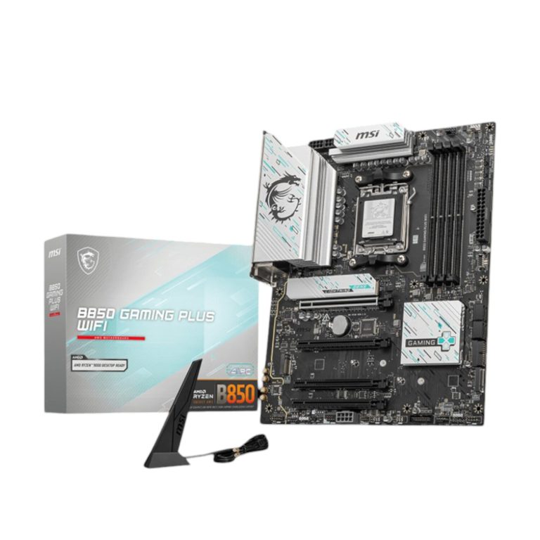 MSI B850 GAMING PLUS WIFI AM5 ATX Gaming Motherboard Black