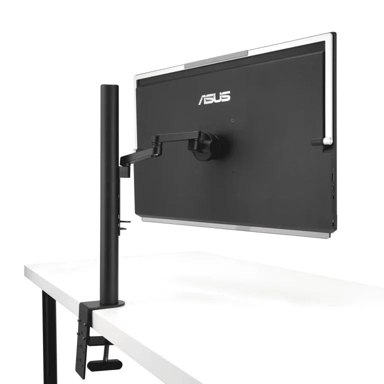 ASUS ZenScreen|24” 1080P|Portable USB Monitor (MB249C)|FHD|IPS|Type-C|Speaker|Multi-stand Design Kickstan|C-clamp Arm|Partition - ASUS ZenScreen MB249C, 60.5 cm (23.8"), 1920 x 1080 pixels, Full HD, LED, 5 ms, Black