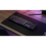 Corsair K70 CORE RGB Mechanical Gaming Keyboard - CORSAIR Red Linear Switches - Corsair K70, Full-size (100%), USB, Mechanical, Black