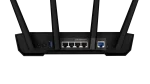 ASUS ROUTER/Gaming/2402Mbp+574Mbps/2.4GHz2x2/5GHz2x2 /1xWAN/4xLAN/. 1xUSB/AiMesh/AiProtection/VPN/Instant Guard/ - ASUS TUF Gaming AX3000 V2, Wi-Fi 6 (802.11ax), Dual-band (2.4 GHz / 5 GHz), Ethernet LAN, Black, Orange, Tabletop router
