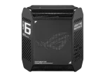 ASUS ROUTER/Gaming/2.4GHz 2x2 upto 574Mbps/5GHz-2 4x4 upto 4808Mbps/1xWAN/3xLAN/1xUSB/AiMesh/AiProtection/VPN 90IG07F0-MU9A20 - ASUS ROG Rapture GT6 (B-2-PK), Black, Internal, Mesh router, Power, 538.8 m², Tri-band (2.4 GHz / 5 GHz / 5 GHz)
