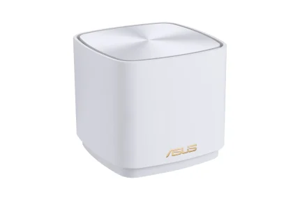 ASUS ROUTER/Mesh/2402Mbps+574Mbps/Cvg up to 223Sqm/ 1xWAN/1xLAN/AiMesh/AiProtection/VPN/Wall mount/Instant Guard/90IG0750-MO3B60 - ASUS ZenWiFi XD5 (W-1-PK), White, Internal, Mesh router, Power, 222.9 m², Dual-band (2.4 GHz / 5 GHz)