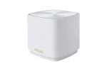 ASUS ROUTER/Mesh/2402Mbps+574Mbps/Cvg up to 325Sqm/ 1xWAN/1xLAN/AiMesh/AiProtection/VPN/Wall mount/Instant Guard/90IG0750-MO3B40 - ASUS ZenWiFi XD5 (W-2-PK), White, Internal, Mesh router, Power, 325.1 m², Dual-band (2.4 GHz / 5 GHz)