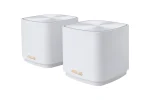 ASUS ROUTER/Mesh/2402Mbps+574Mbps/Cvg up to 325Sqm/ 1xWAN/1xLAN/AiMesh/AiProtection/VPN/Wall mount/Instant Guard/90IG0750-MO3B40 - ASUS ZenWiFi XD5 (W-2-PK), White, Internal, Mesh router, Power, 325.1 m², Dual-band (2.4 GHz / 5 GHz)