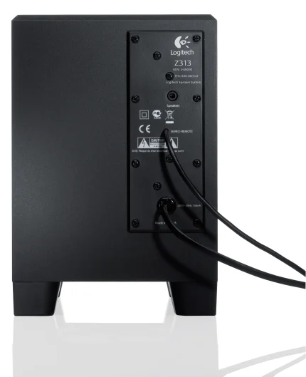 LOGITECH Z313 SPEAKER SYSTEM WITH SUBWOOFER; 25 WATTS - Logitech Speaker System Z313, 2.1 channels, 25 W, PC, Black, 50 W, Wired