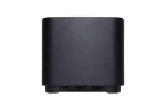 ASUS ROUTER/Mesh/1201Mbps+571Mbps/Cvg up to 306 Sqm/1xWAN/ 1xLAN/AiMesh/AiProtection/VPN/Wall mount/InstantGuard/90IG07M0-MO3C30 - ASUS ZenWiFi XD4 Plus (B-2-PK), Black, Internal, Mesh router, Power, 306.58 m², Dual-band (2.4 GHz / 5 GHz)