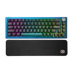 Cooler Master MK721 30th Anniversary Edition Gaming Keyboard - Cooler Master Peripherals MK721 30th Anniversary Edition, 65%, Wired & Wireless, USB + RF Wireless + Bluetooth, Mechanical, QWERTY, LED