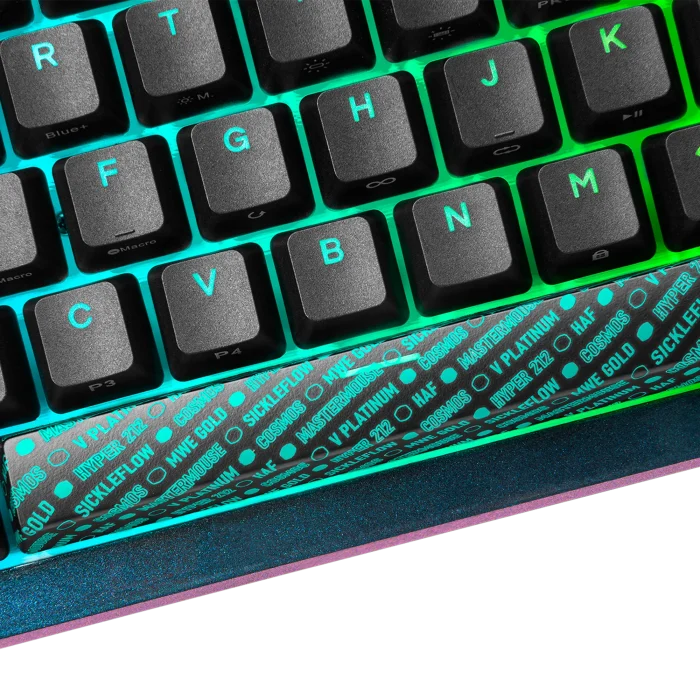 Cooler Master MK721 30th Anniversary Edition Gaming Keyboard - Cooler Master Peripherals MK721 30th Anniversary Edition, 65%, Wired & Wireless, USB + RF Wireless + Bluetooth, Mechanical, QWERTY, LED