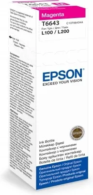 Epson T6643 Ecotank Magenta ink bottle (70ml) - Epson T6643 Magenta ink bottle 70ml, Pigment-based ink, 1 pc(s)
