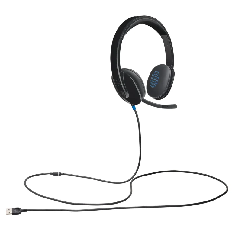 981-000480 - Logitech Headset H540 USB Headset Laser Tuned Drivers Comfortable Padding On Ear Audio Controls Plug & Play - Logitech H540 USB Computer Headset, Wired, Office/Call center, 20 - 20000 Hz, 120 g, Headset, Black