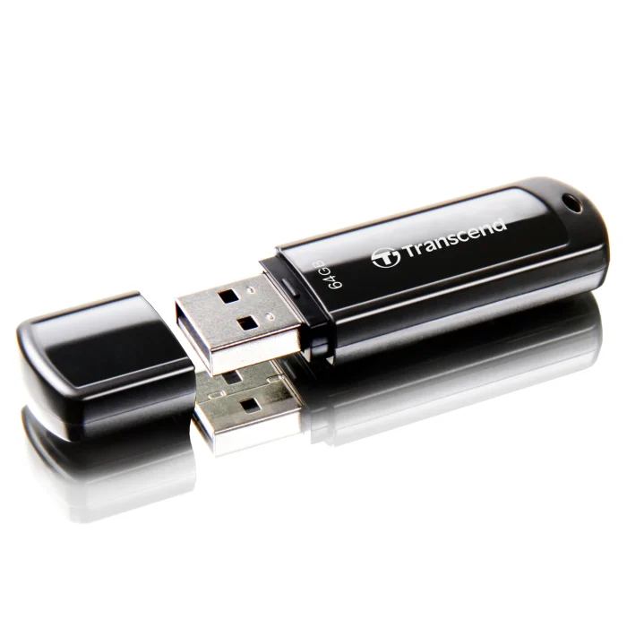 TRANSCEND 64GB JETFLASH 700 USB 3.1 GEN 1 (USB 5Gbps) FLASH DRIVE - Transcend JetFlash elite 700 64GB USB 3.0, 64 GB, USB Type-A, 3.2 Gen 1 (3.1 Gen 1), Cap, 8.5 g, Black