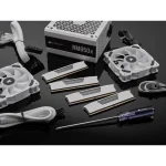 Corsair VENGEANCE® 32GB (2 x 16GB) DDR5 DRAM 5200MHz C40 Memory Kit; 40-40-40-77; 1.25V; Intel XMP White. . - Corsair Vengeance CMK32GX5M2B5200C40W, 32 GB, 2 x 16 GB, DDR5, 5200 MHz, 288-pin DIMM