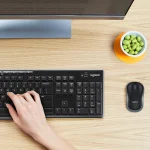 920-004509 - LOGI MK270 Wireless Keyboard and Mouse Combo Nano USB receiver Full size spill resistant - Logitech Wireless Combo MK270, Full-size (100%), Wireless, USB, QWERTY, Black, Mouse included