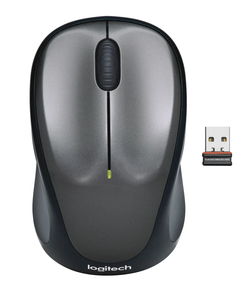 910-002201 - LOGI M235 Wireless Mouse (Dark Grey/Colt Matt) Nano USB receiver 3 buttons Advanced optical. - Logitech Wireless Mouse M235, Ambidextrous, Optical, RF Wireless, 1000 DPI, Grey