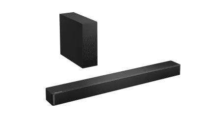 Hisense HS2100 Soundbar; 2.1CH; 240W; Virtual Sound; Bluetooth; 1 xUSB - Hisense HS2100, 2.1 channels, 240 W, DTS Virtual:X, Dolby Digital, Dolby Digital Plus, Movie, Music, TV, 120 W, 120 W