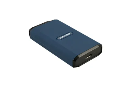 TRANSCEND 4TB ESD410C USB3.2 TYPE C (USB 20Gbps) & A IPX5 Water Resistant & Rugged PORTABLE SSD. R/W up to 2000MB/s - Transcend ESD410C, 4 TB, USB Type-C, 2000 MB/s, 20 Gbit/s, Password protection, Blue