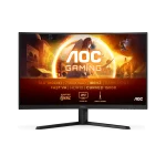 AOC-CQ32G4VE Gaming Monitor|Curved 32 inch|VA QHD 2560x1440 180Hz|1ms|HDMI DP|VESA|Flicker Free;|Low Blue Model | Adaptive Syn - AOC G4 CQ32G4VE, 81.3 cm (32"), 2560 x 1440 pixels, Quad HD, LCD, 0.5 ms, Black, Grey
