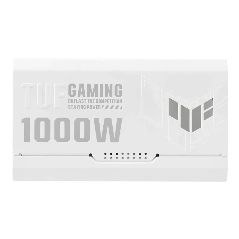 ASUS PSU/1000W/Fully modular/80 Plus Gold/10 years warranty. - ASUS TUF Gaming 1000W Gold White Edition, 1000 W, 100 - 240 V, Active, 130 W, 1000 W, 130 W