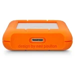 Seagate LaCie Rugged Mini; 1TB; USB 3.0; 2.5'' - LaCie Rugged Mini, 1000 GB, 2.5", 3.2 Gen 1 (3.1 Gen 1), 5400 RPM, Orange,Silver