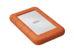 Seagate LaCie Rugged Mini; 1TB; USB 3.0; 2.5'' - LaCie Rugged Mini, 1000 GB, 2.5", 3.2 Gen 1 (3.1 Gen 1), 5400 RPM, Orange,Silver