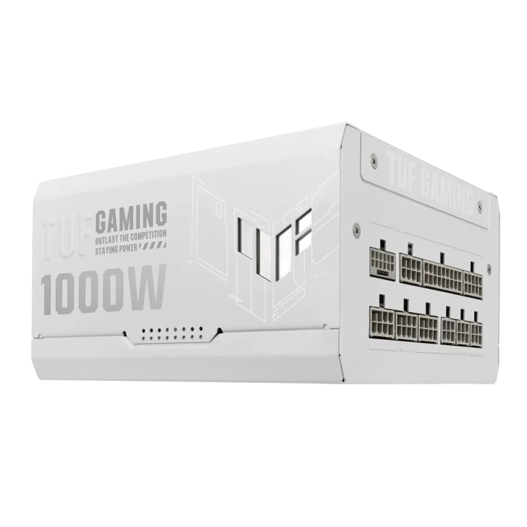 ASUS PSU/1000W/Fully modular/80 Plus Gold/10 years warranty. - ASUS TUF Gaming 1000W Gold White Edition, 1000 W, 100 - 240 V, Active, 130 W, 1000 W, 130 W
