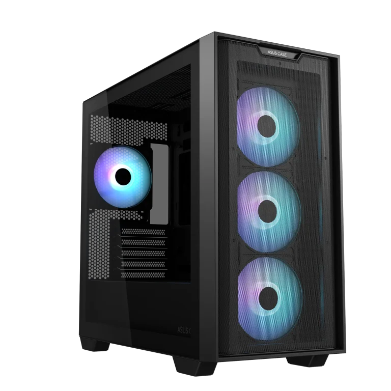ASUS Chassis/Micro-ATX/Mini-ITX/Black. Top Radiator: 120 /140/240/280/360mm. Dimensions : 220 x 430 x 465mm - ASUS A21 PLUS, PC, Black, micro ATX, Mini-ITX, Multi, 16.5 cm, 38 cm