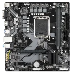 GIGABYTE Motherboard Intel® B760 Chipset for LGA 1700; 2x DDR4; 2x M2; VGA/HDMI; mATX. - GIGABYTE B760M H DDR4 Motherboard - Supports Intel Core 14th Gen CPUs, 6+1+1 Phases Digital VRM, up to 3200MHz DDR4 (OC), 2xPCIe 4.0 M.2, GbE LAN, USB 3.2 Gen1, Intel, LGA 1700, Intel® Celeron®, Intel® Pentium® Gold, LGA 1700, 64 GB, DDR4-SDRAM