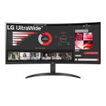 LG UltraWide 34" QHD VA Curved Monitor 100Hz Black