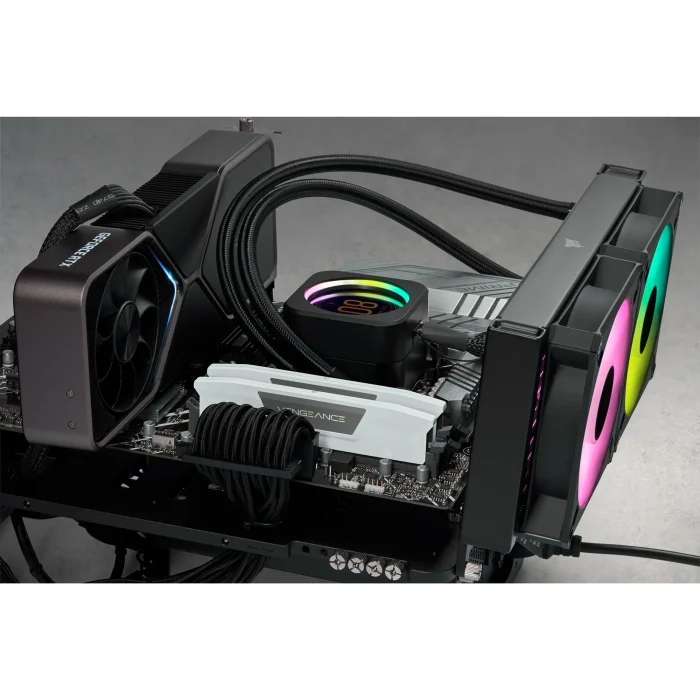 Corsair VENGEANCE® 32GB (2 x 16GB) DDR5 DRAM 5200MHz C40 Memory Kit; 40-40-40-77; 1.25V; Intel XMP White. . - Corsair Vengeance CMK32GX5M2B5200C40W, 32 GB, 2 x 16 GB, DDR5, 5200 MHz, 288-pin DIMM