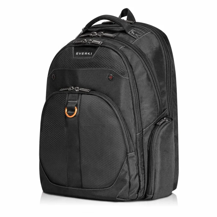 EVERKI EKP121S15 ATLAS 11''-15.6'' BACKPACK - Everki Atlas, 39.6 cm (15.6"), Notebook compartment, Black