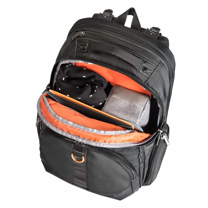 EVERKI EKP121S15 ATLAS 11''-15.6'' BACKPACK - Everki Atlas, 39.6 cm (15.6"), Notebook compartment, Black