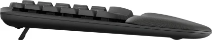 920-012304 - LOGI Wave Keys Wireless Ergonomic Keyboard - Logitech Wave Keys, Full-size (100%), RF Wireless + Bluetooth, Membrane, QWERTY, Graphite