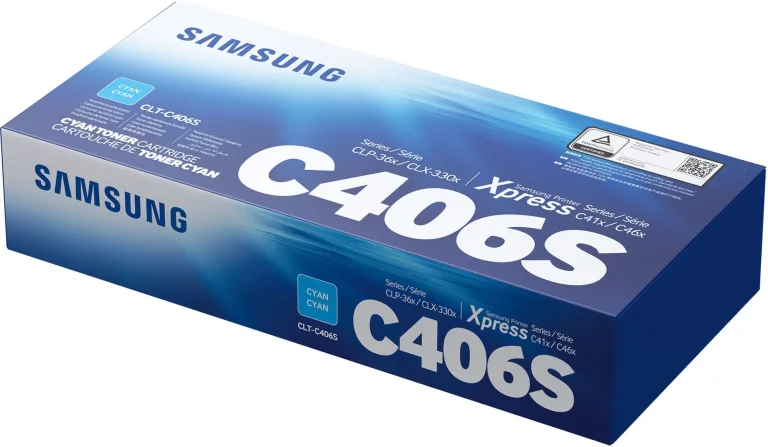 SAMSUNG CLT-C406S CYAN TONER - HP Samsung CLT-C406S, 1000 pages, Cyan, 1 pc(s)