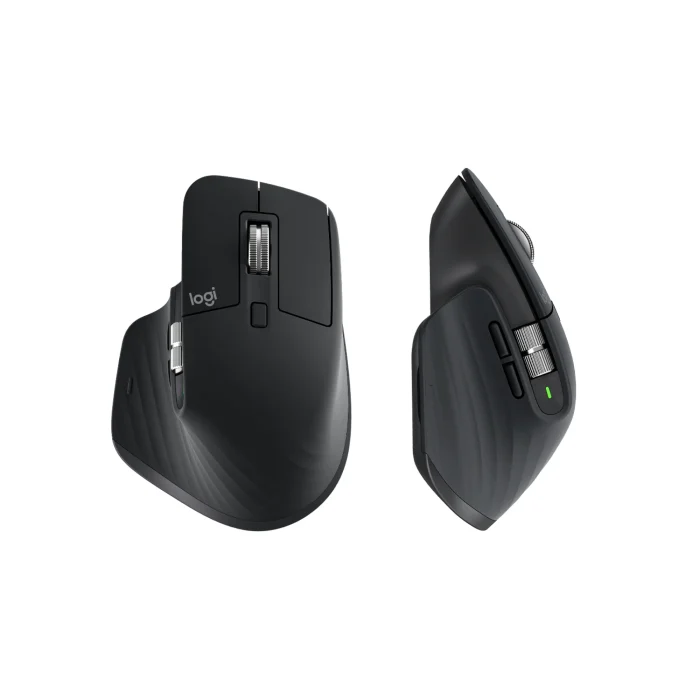 920-011614- Logitech MX Keys S Perfomance Combo: MX Master 3S; MX Keys S & MX Palm Rest- GRAPHITE - Logitech MX Keys S Combo, Wireless, RF Wireless + Bluetooth, Scissor key switch, QWERTY, LED, Graphite